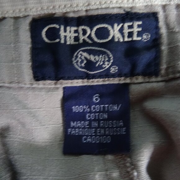 womens cherokee size 6 midi skirt with pockets - Picture 4 of 9